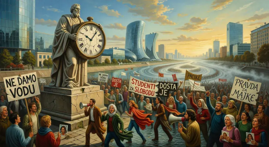 Izveštavanje o protestima u Srbiji: društveni pokreti