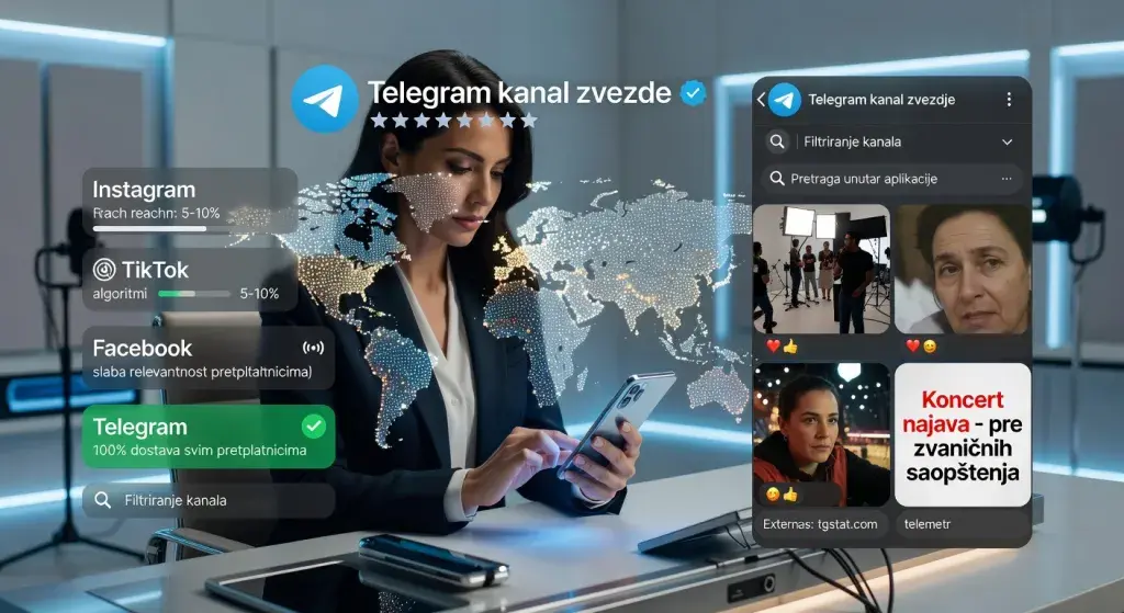 Kako pratiti zvezde i ostvariti besplatan pristup ekskluzivnim sadržajima na Telegram kanalu