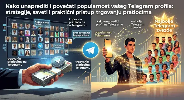 Kako unaprediti i povećati popularnost vašeg Telegram profila: strategije, saveti i praktični pristup trgovanju pratilacima